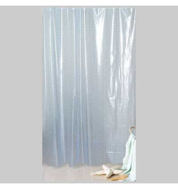 TENDA DOCCIA PRISMA PVC - 120x200 Bianco