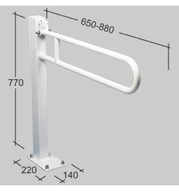 BARRA DI SOSTEGNO RIBALTABILE - 65 cm