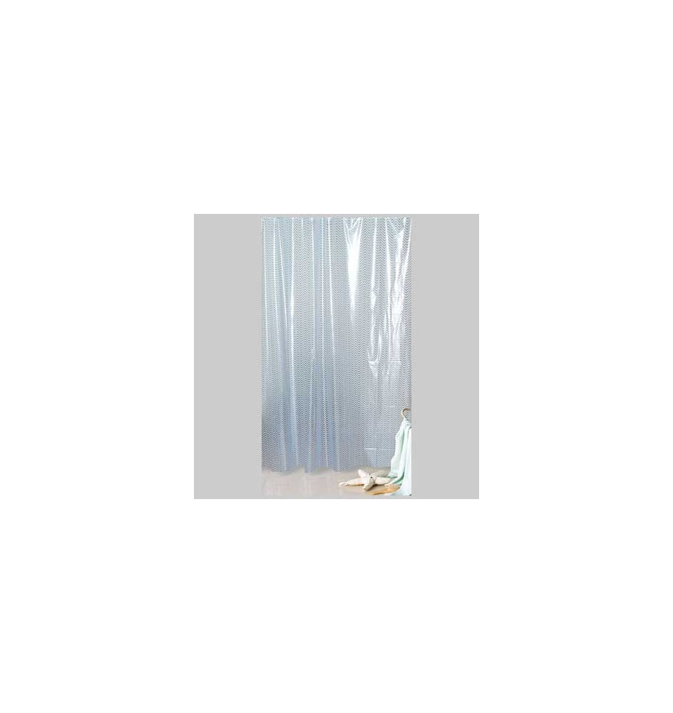 TENDA DOCCIA PRISMA PVC - 180x200 Bianco