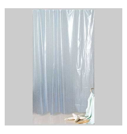 TENDA DOCCIA PRISMA PVC - 180x200 Bianco