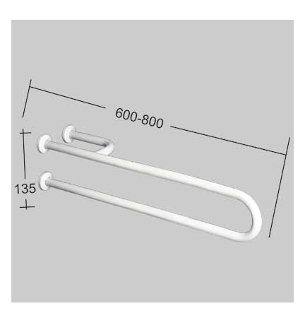 BARRA DI SOSTEGNO CON RINFORZO A DESTRA O A SINISTRA - 60 cm Sx